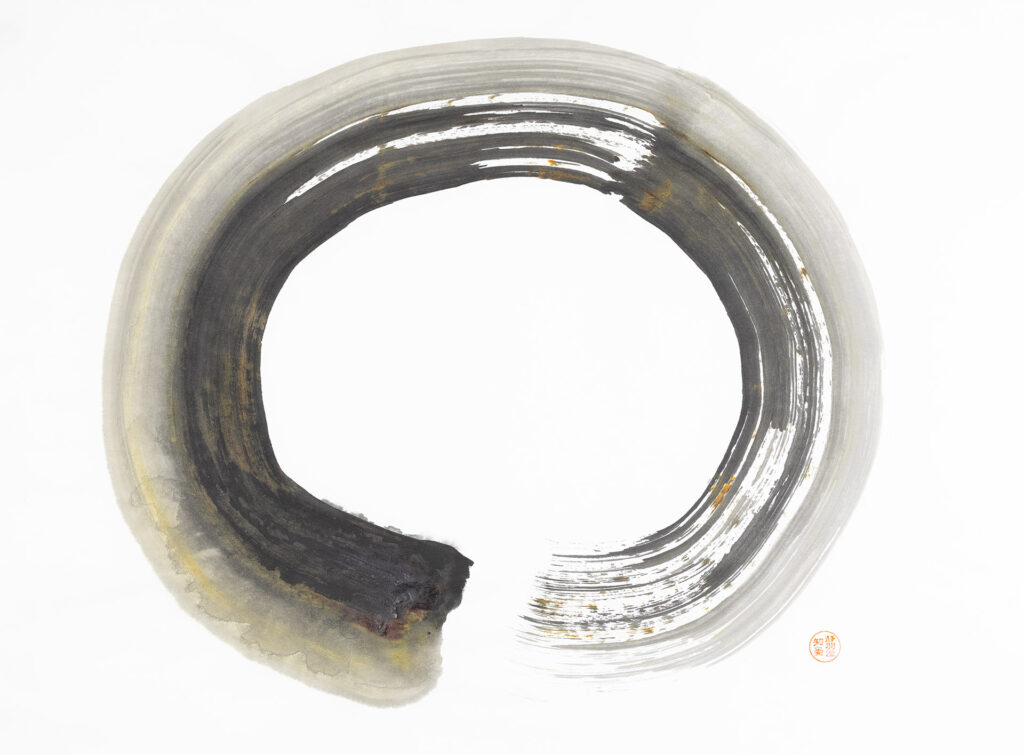 Ensō Circle, sumi-e art by Sebastiaan van der Greef